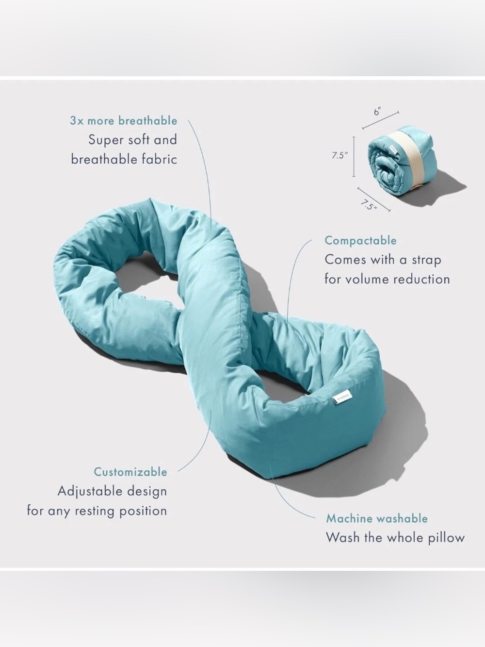 Infinity Multi-Purpose Pillow. - Picture 6 of 6